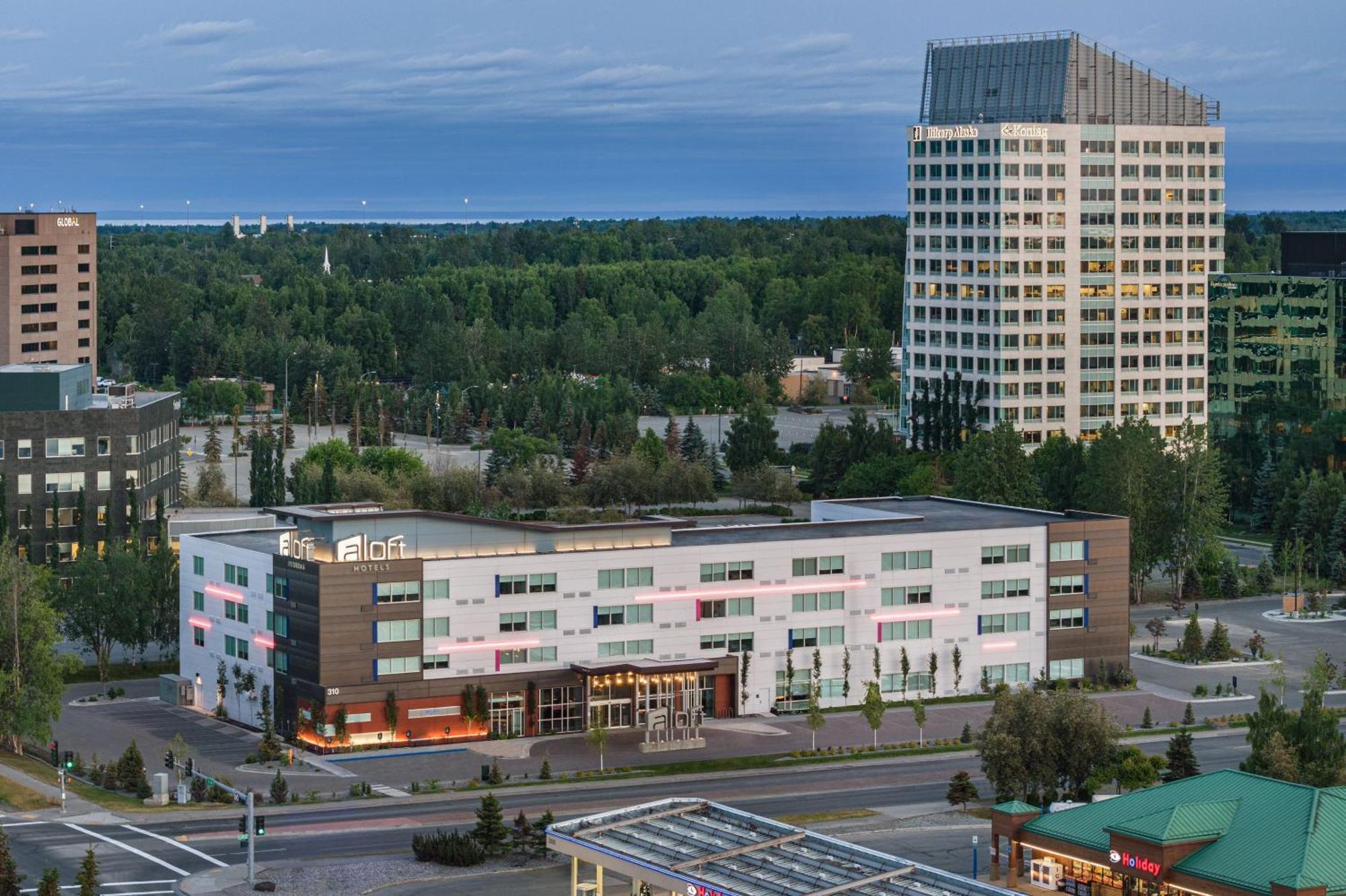 Aloft Anchorage Hotel Exterior foto